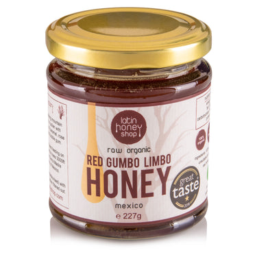 Raw Organic Red Gumbo Limbo Honey For Hay Fever From Mexico 227g Latin Honey Shop
